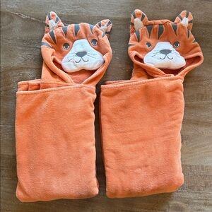 Pottery Barn Kids Tiger Hooded Towels